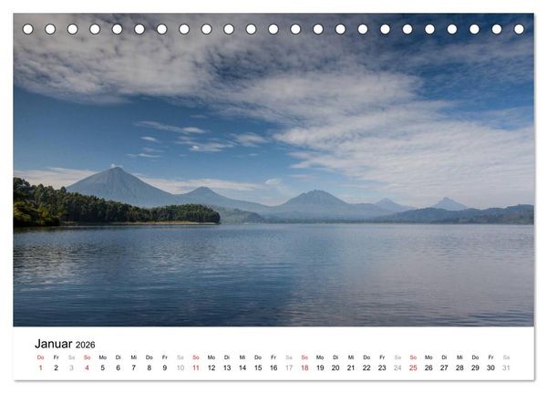 Produktbild: Uganda - die Perle Afrikas (Tischkalender 2026 DIN A5 quer), CALVENDO Monatskalender