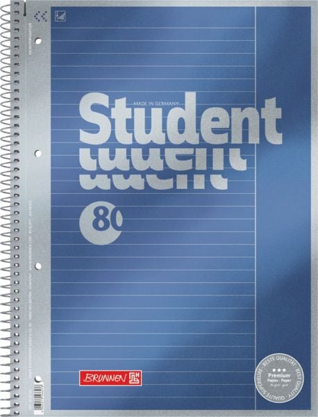 Produktbild: Brunnen Collegeblock A4 Lin.25 Premium