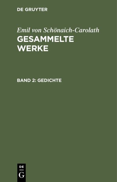 Produktbild: Gedichte