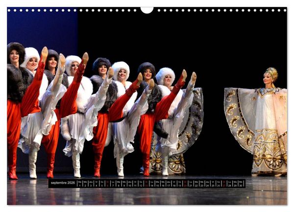 Produktbild: Danses de l'&acirc;me russe (Calendrier mural 2026 DIN A3 vertical), CALVENDO calendrier mensuel