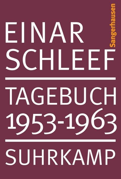 Produktbild: Tagebuch 1953 &ndash; 1963. Sangerhausen