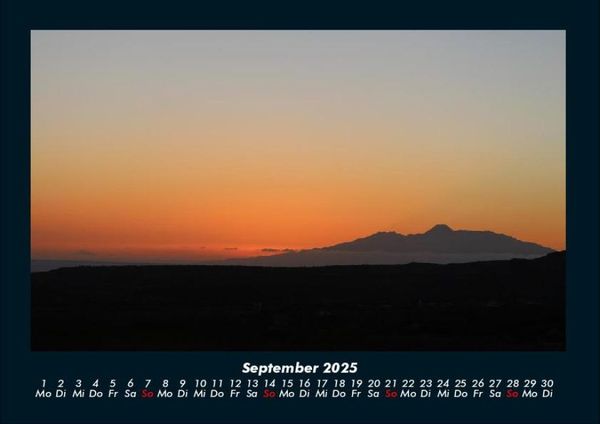 Produktbild: Landschaftskalender 2025 Fotokalender DIN A4