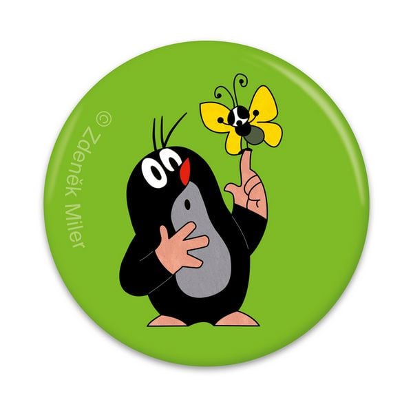 Produktbild: TR&Ouml;TSCH - Der kleine Maulwurf Mini-Buttons 4er Set Maulwurf | Ab 3 Jahren