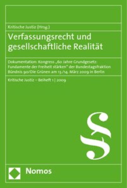 Verfassungsrecht und gesellschaftliche Realität, Taschenbuch von , Nomos, 9783832949129