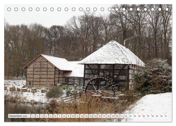 Produktbild: Romantisches Wegberg (Tischkalender 2026 DIN A5 quer), CALVENDO Monatskalender