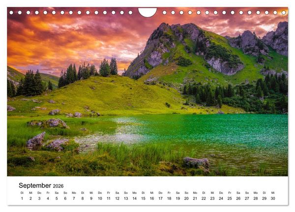 Produktbild: Wunderwelt Schweiz (Wandkalender 2026 DIN A4 quer), CALVENDO Monatskalender