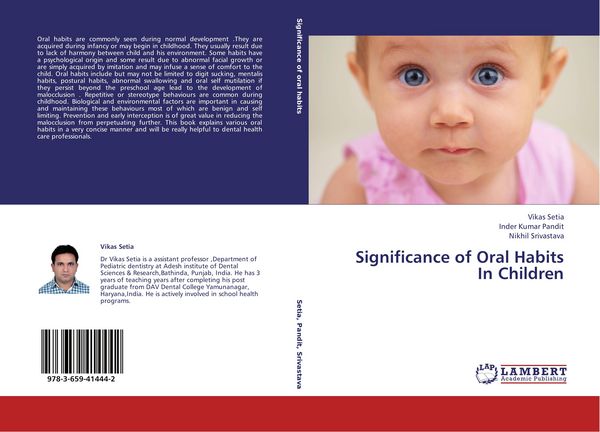 Produktbild: Significance of Oral Habits In Children