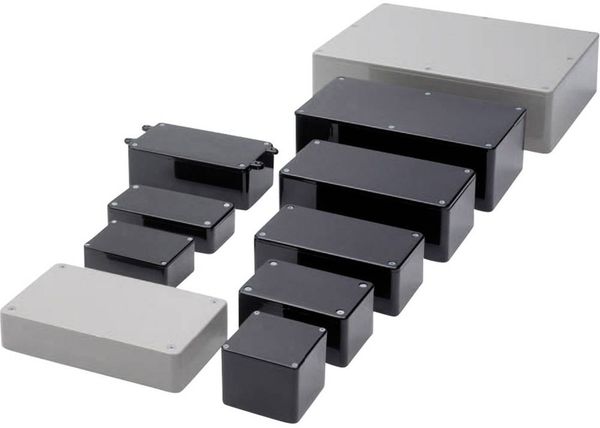 Produktbild: Camdenboss BIM2000/10-BLK/BLK Universal-Geh&auml;use 75 x 50 x 27 ABS Schwarz 1St.