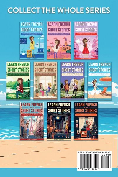 Produktbild: Learn French With Short Stories - Parallel French & English Vocabulary for Beginners. Clara's Summer Adventures