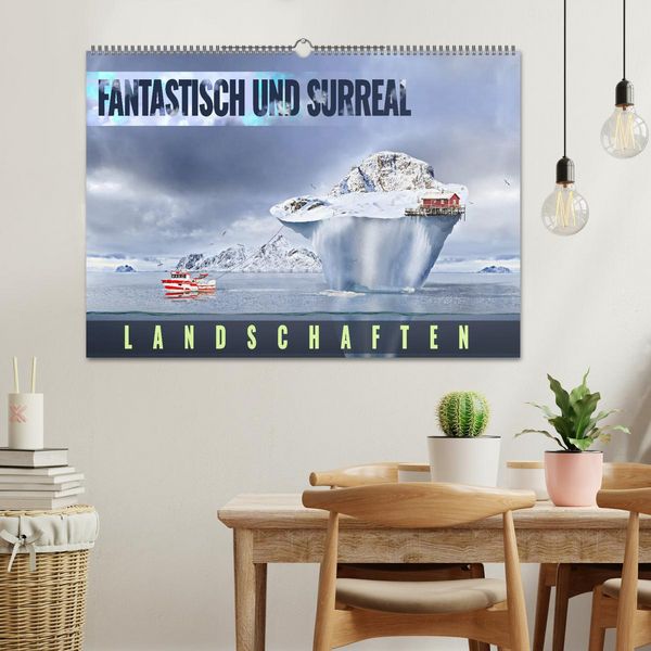 Produktbild: Fantastisch und surreal - Landschaften (Wandkalender 2026 DIN A2 quer), CALVENDO Monatskalender