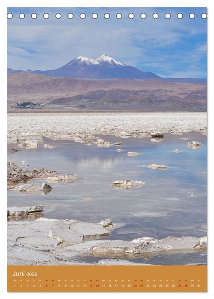 Produktbild: Erlebe mit mir die Atacama (Tischkalender 2026 DIN A5 hoch), CALVENDO Monatskalender