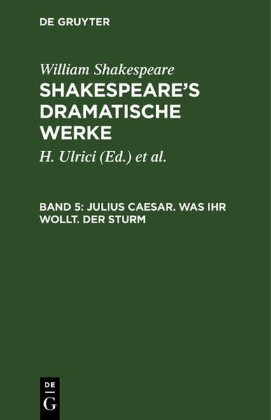 Produktbild: Julius Caesar. Was ihr wollt. Der Sturm
