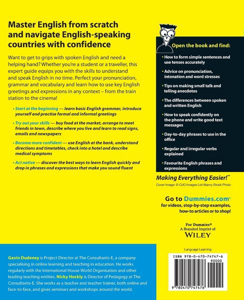 Produktbild: Learning English as a Foreign Language For Dummies
