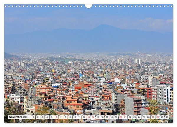 Produktbild: Das Kathmandutal (Wandkalender 2027 DIN A3 quer), CALVENDO Monatskalender