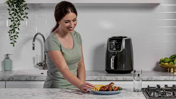 Produktbild: Ninja SharkAF160EUR Max Hei&szlig;luft-Fritteuse 5.2l 1750W Grau, Schwarz