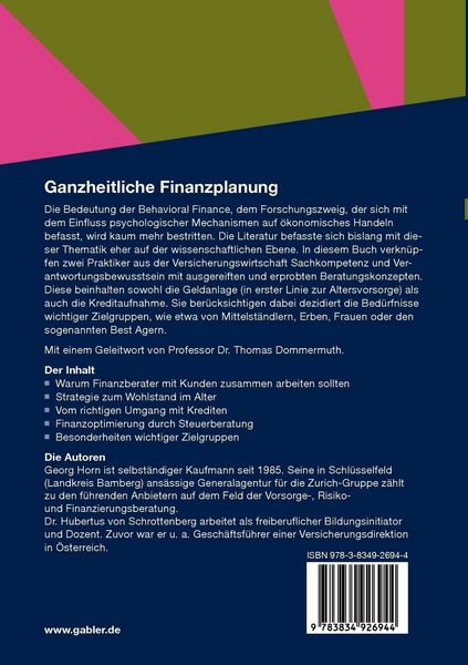 Produktbild: Ganzheitliche Finanzplanung
