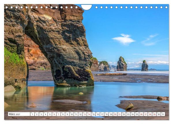 Produktbild: Neuseeland Nordinsel - Das Land der Hobbits und Vulkane (Wandkalender 2027 DIN A4 quer), CALVENDO Monatskalender