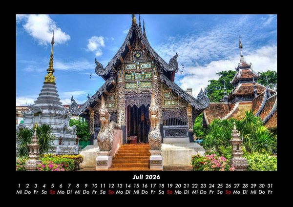 Produktbild: Indonesiens Sch&ouml;nheit 2026 Fotokalender DIN A3
