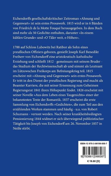 Produktbild: Ahnung und Gegenwart