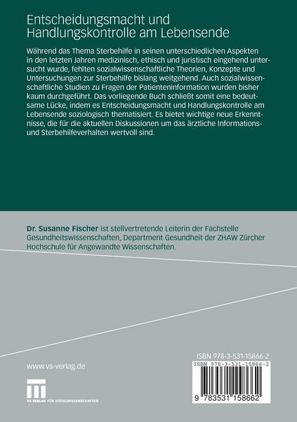 Produktbild: Entscheidungsmacht und Handlungskontrolle am Lebensende