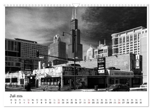 Produktbild: Chicago 2026 (Wandkalender 2026 DIN A3 quer), CALVENDO Monatskalender