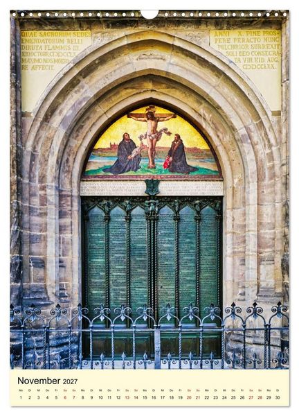 Produktbild: Luthergedenkst&auml;tten in Eisleben und Wittenberg (Wandkalender 2027 DIN A3 hoch), CALVENDO Monatskalender