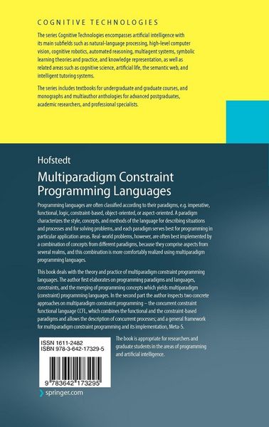 Produktbild: Multiparadigm Constraint Programming Languages