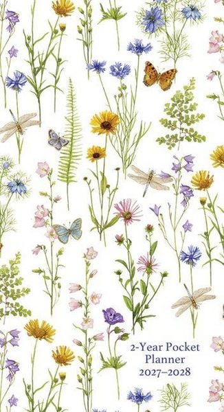 Produktbild: 2027-28 Wildflower Garden 2-Year Pocket Planner (24-Month Calendar)