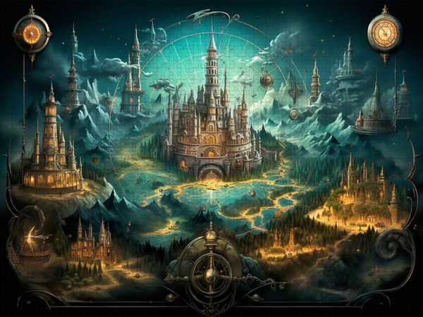 Produktbild: CALVENDO Puzzle Im K&ouml;nigreich | 1000 Teile Lege-Gr&ouml;&szlig;e 64x48cm Foto-Puzzle f&uuml;r gl&uuml;ckliche Stunden