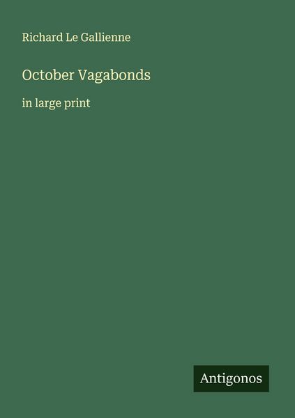 Produktbild: October Vagabonds