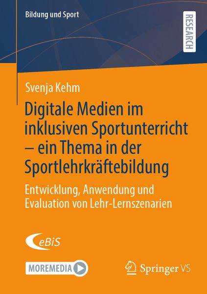 Produktbild: Digitale Medien im inklusiven Sportunterricht &ndash; ein Thema in der Sportlehrkr&auml;ftebildung
