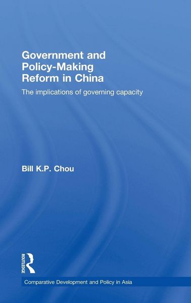 Produktbild: Government and Policy-Making Reform in China