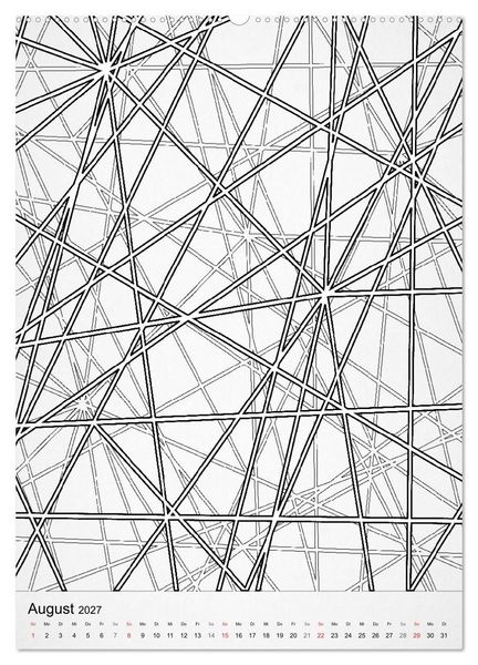 Produktbild: Geometric Graphik Art (hochwertiger Premium Wandkalender 2027 DIN A2 hoch), Kunstdruck in Hochglanz