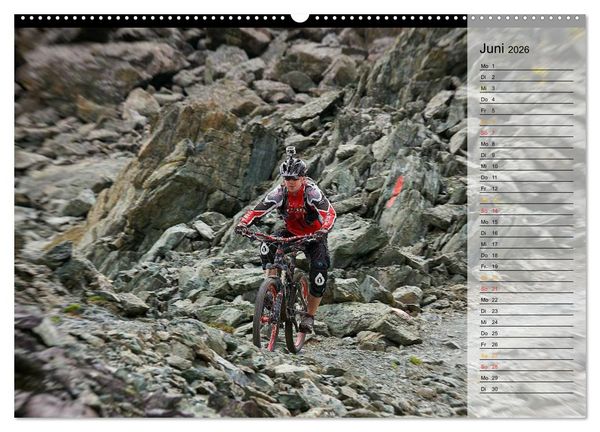 Produktbild: Downhill Moments (hochwertiger Premium Wandkalender 2026 DIN A2 quer), Kunstdruck in Hochglanz