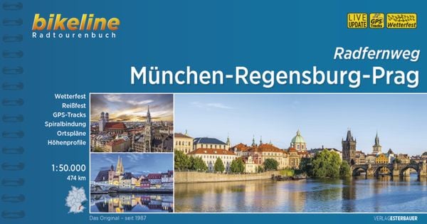 Produktbild: München-Regensburg-Prag Radfernweg