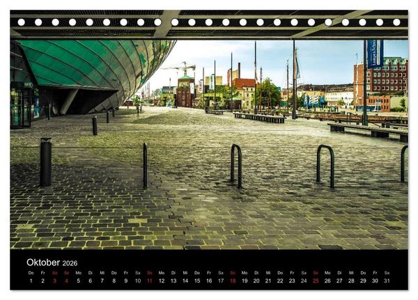 Produktbild: Bremerhaven - Blickpunkte (Tischkalender 2026 DIN A5 quer), CALVENDO Monatskalender