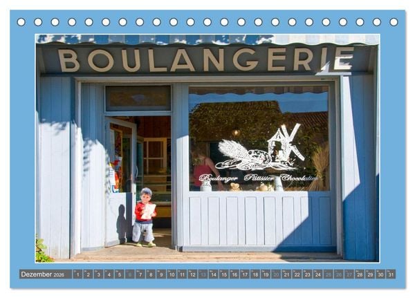 Produktbild: Hereinspaziert &ndash; Ladenfronten in Frankreich (Tischkalender 2026 DIN A5 quer), CALVENDO Monatskalender