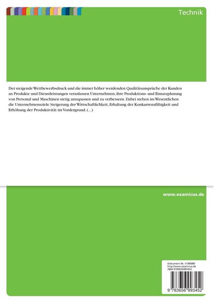 Produktbild: Einf&uuml;hrung der Betriebsdatenerfassung und der Maschinendatenerfassung bei der Firma Oculus Optikger&auml;te GmbH, Wetzlar