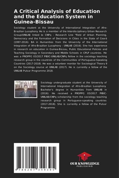 Produktbild: A Critical Analysis of Education and the Education System in Guinea-Bissau