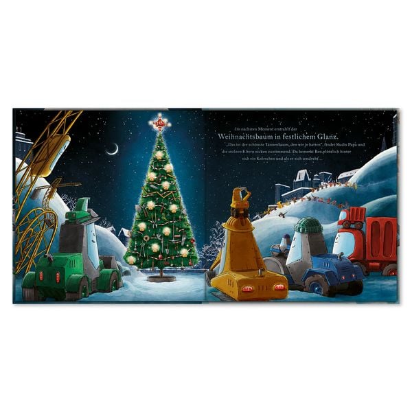 Produktbild: Bagger Ben rettet Weihnachten Eine winterliche Geschichte aus dem Baustellen-Kindergarten