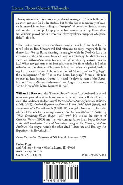 Produktbild: Letters from Kenneth Burke to William H. Rueckert, 1959-1987