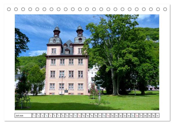 Produktbild: Bad Ems - Kurort und Kaiserbad an der Lahn (Tischkalender 2026 DIN A5 quer), CALVENDO Monatskalender