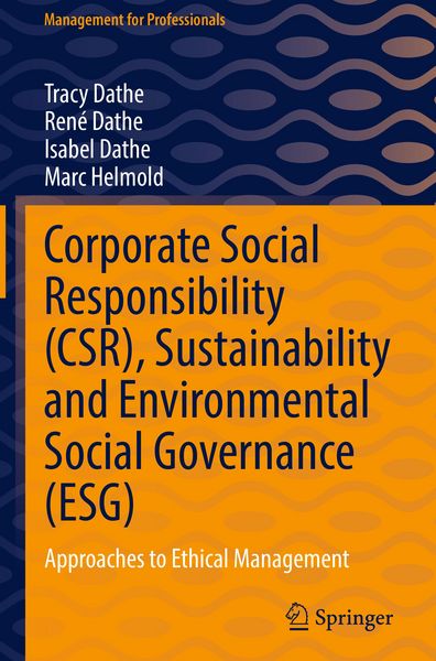 Produktbild: Corporate Social Responsibility (CSR), Sustainability and Environmental Social Governance (ESG)