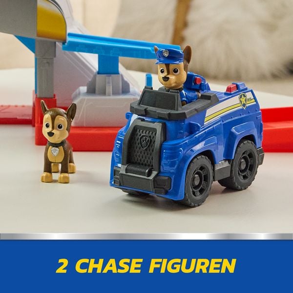 Produktbild: PAW Patrol - Lookout Tower, &uuml;ber 50 cm hoch, Hauptquartier Spielset mit 1 Basis Polizei-Fahrzeug, 2 Chase Figuren und Zubeh&ouml;r
