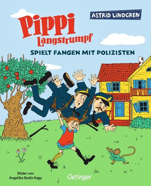 Produktbild: Pippi Langstrumpf spielt Fangen mit Polizisten