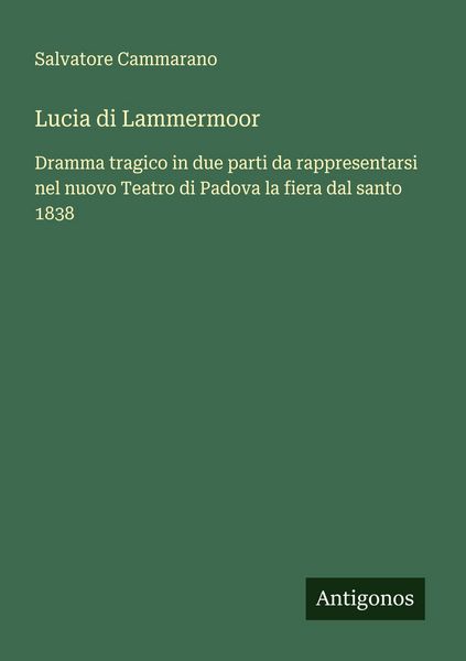 Produktbild: Lucia di Lammermoor
