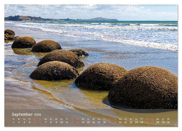 Produktbild: Neuseeland - Wo sich Himmel und Erde begegnen (Wandkalender 2026 DIN A2 quer), CALVENDO Monatskalender