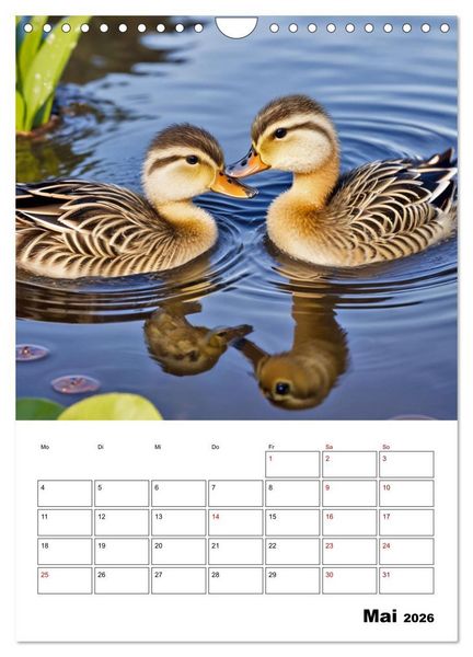 Produktbild: Mit Tieren hinein in das neue Jahr (Wandkalender 2026 DIN A4 hoch), CALVENDO Monatskalender