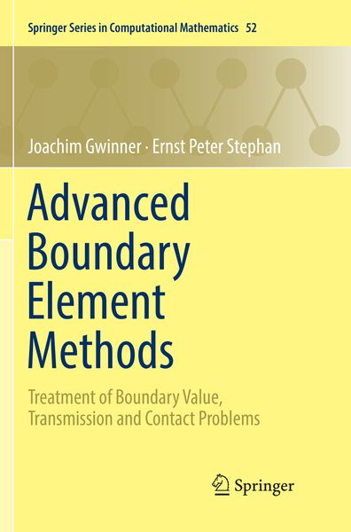 Produktbild: Advanced Boundary Element Methods