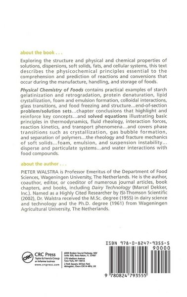 Produktbild: Physical Chemistry of Foods
